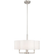 Four Light Dimmable Chandelier With Shades
