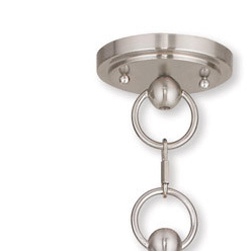 Five Light Dimmable Chandelier With Shades