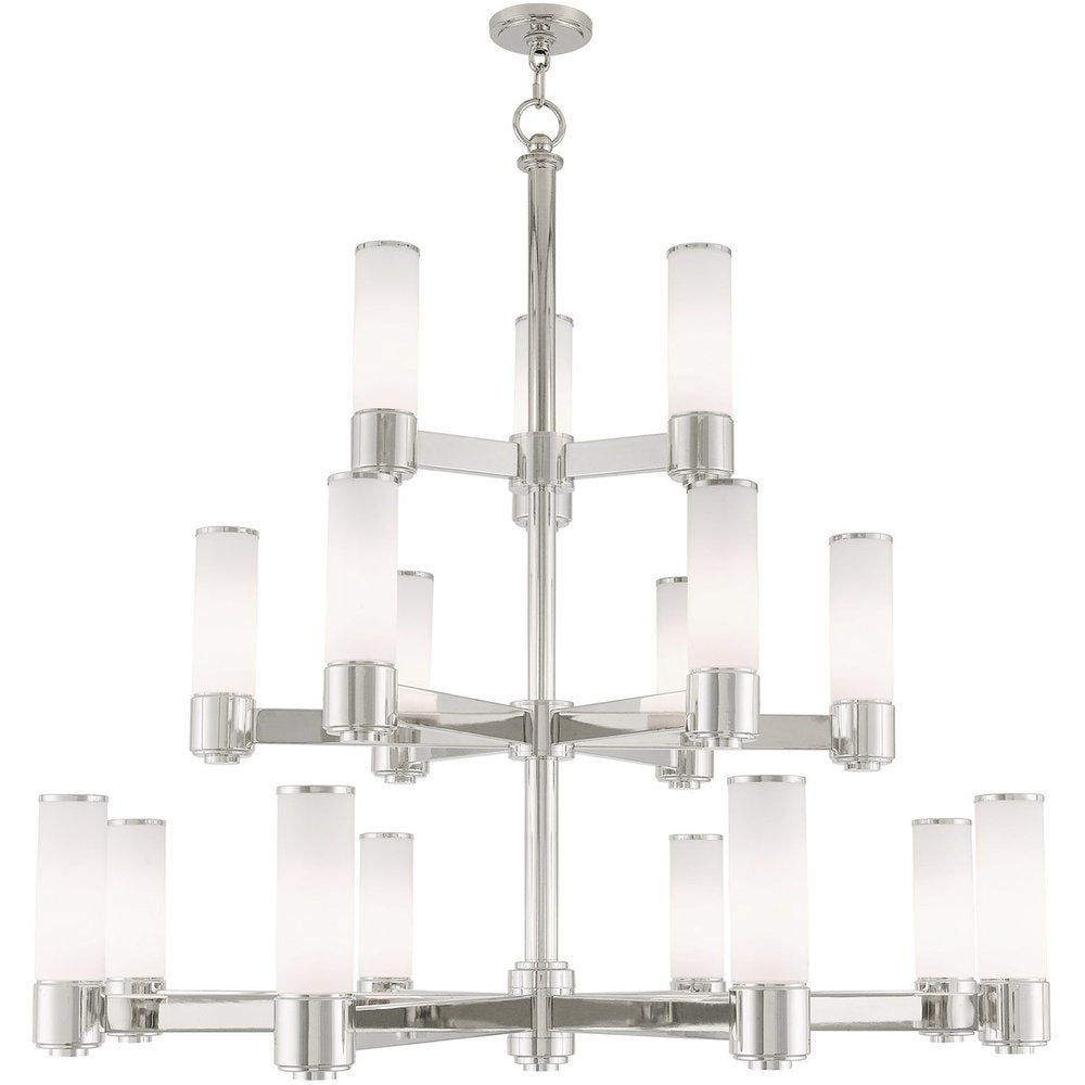 Multi Light Dimmable Chandelier With Shades