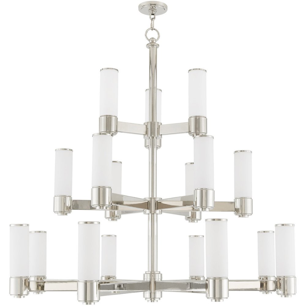Multi Light Dimmable Chandelier With Shades