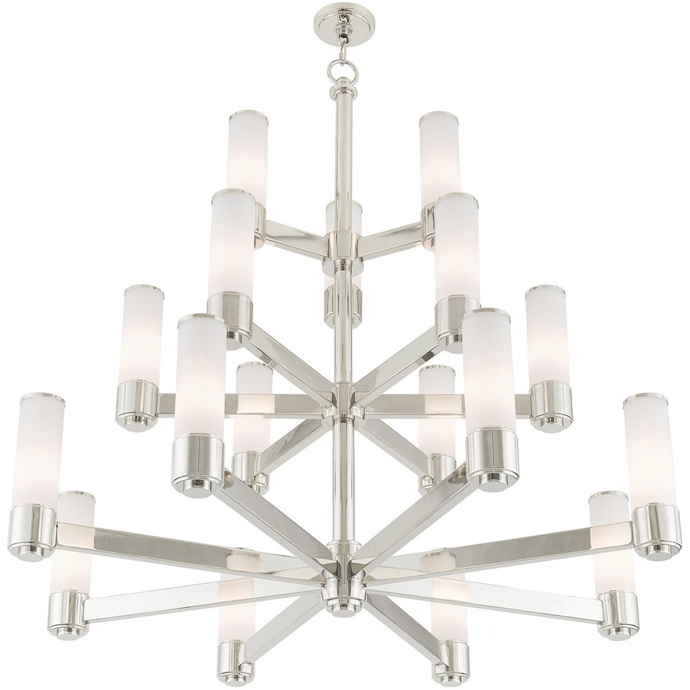 Multi Light Dimmable Chandelier With Shades