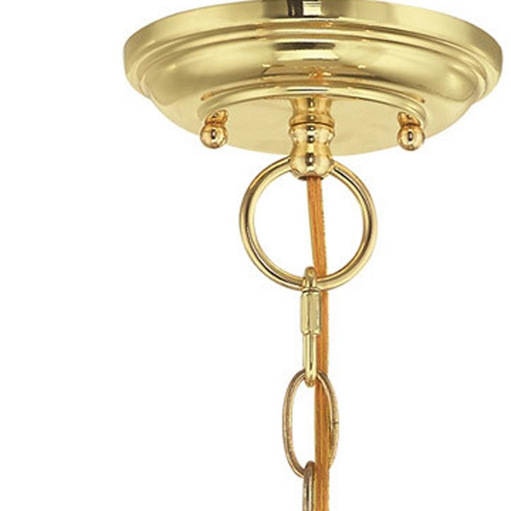 Three Light Dimmable Chandelier With Shades