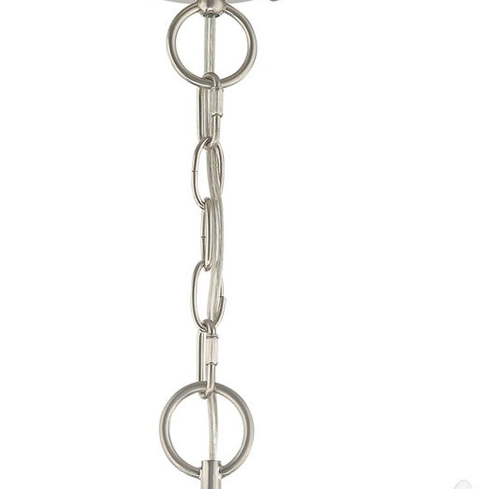 Three Light Dimmable Chandelier With Shades