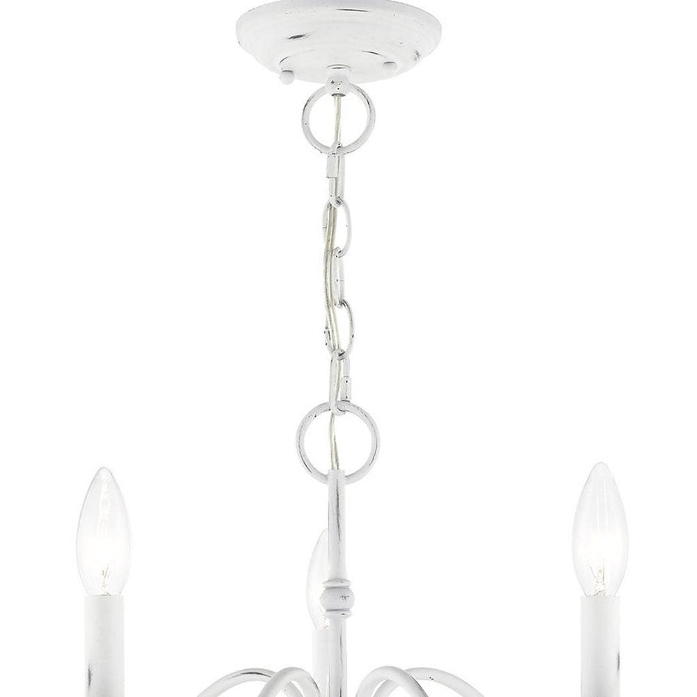 Five Light Dimmable Chandelier With Shades