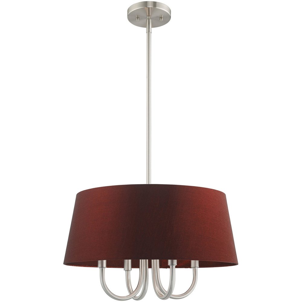 Four Light Dimmable Chandelier With Shades