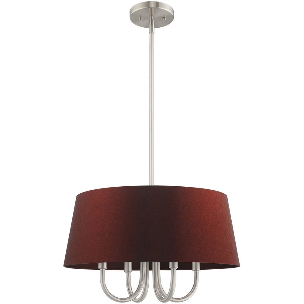 Four Light Dimmable Chandelier With Shades