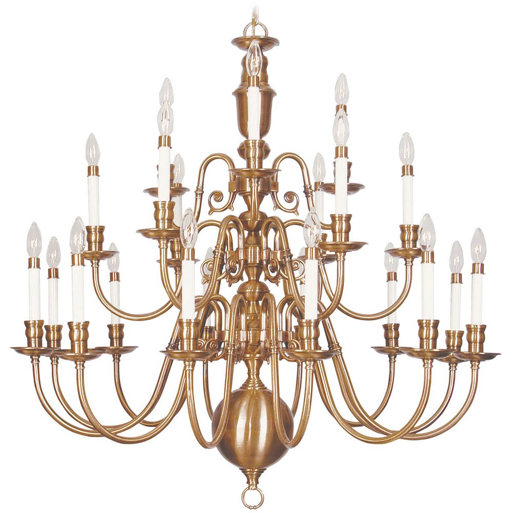 Multi Light Dimmable Chandelier With Shades