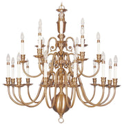 Multi Light Dimmable Chandelier With Shades