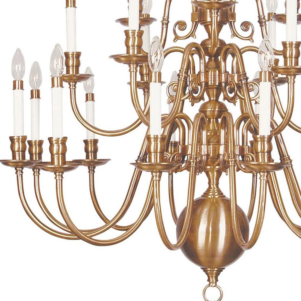 Multi Light Dimmable Chandelier With Shades