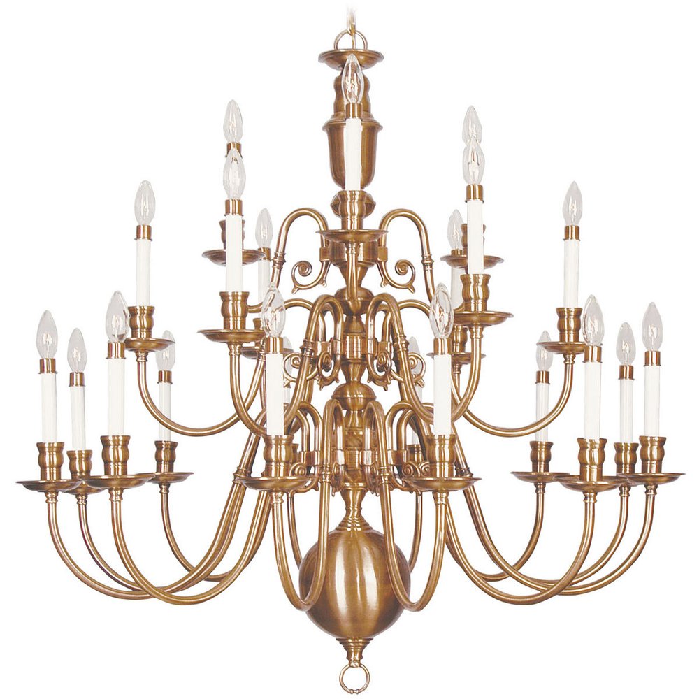 Multi Light Dimmable Chandelier With Shades