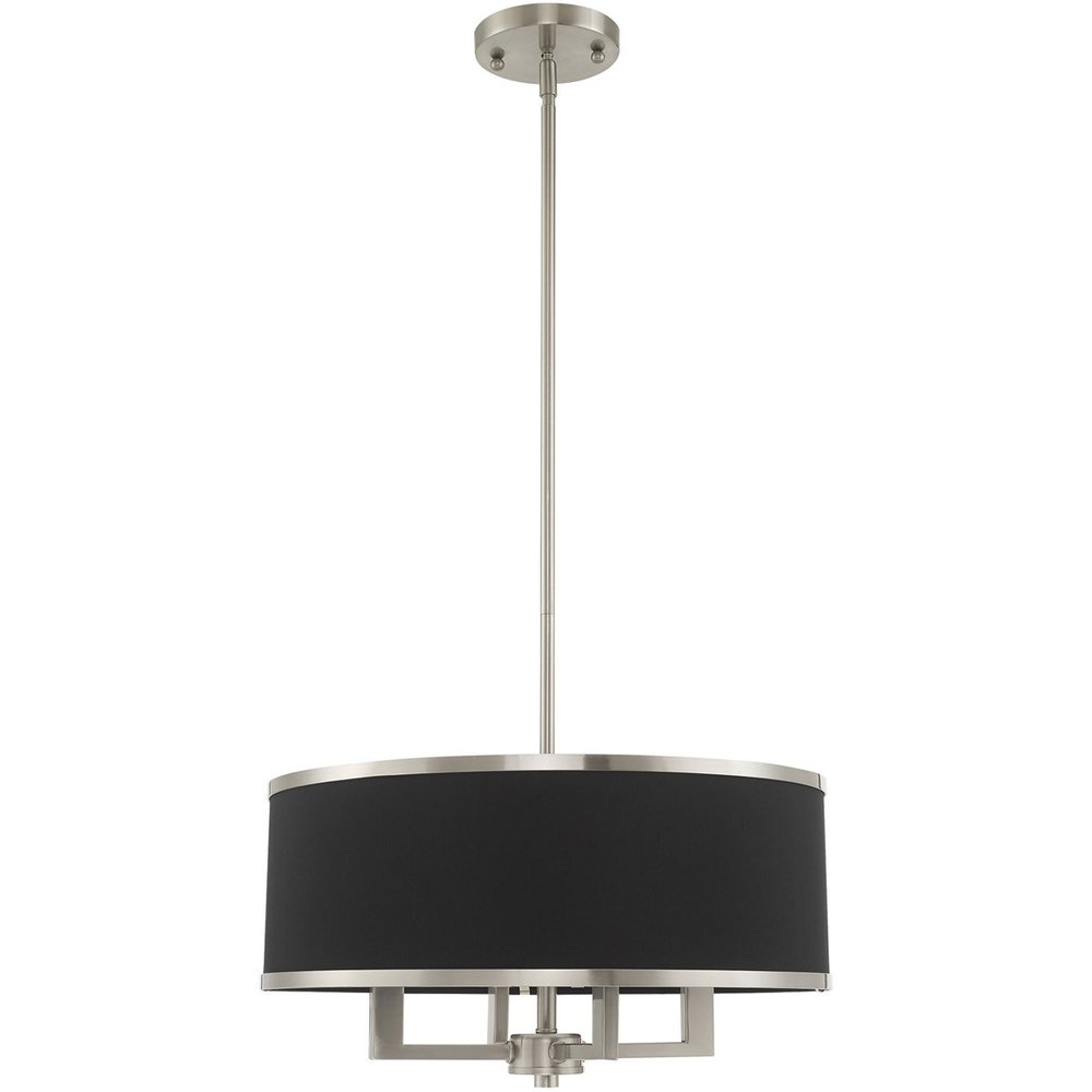 Four Light Dimmable Chandelier With Shades