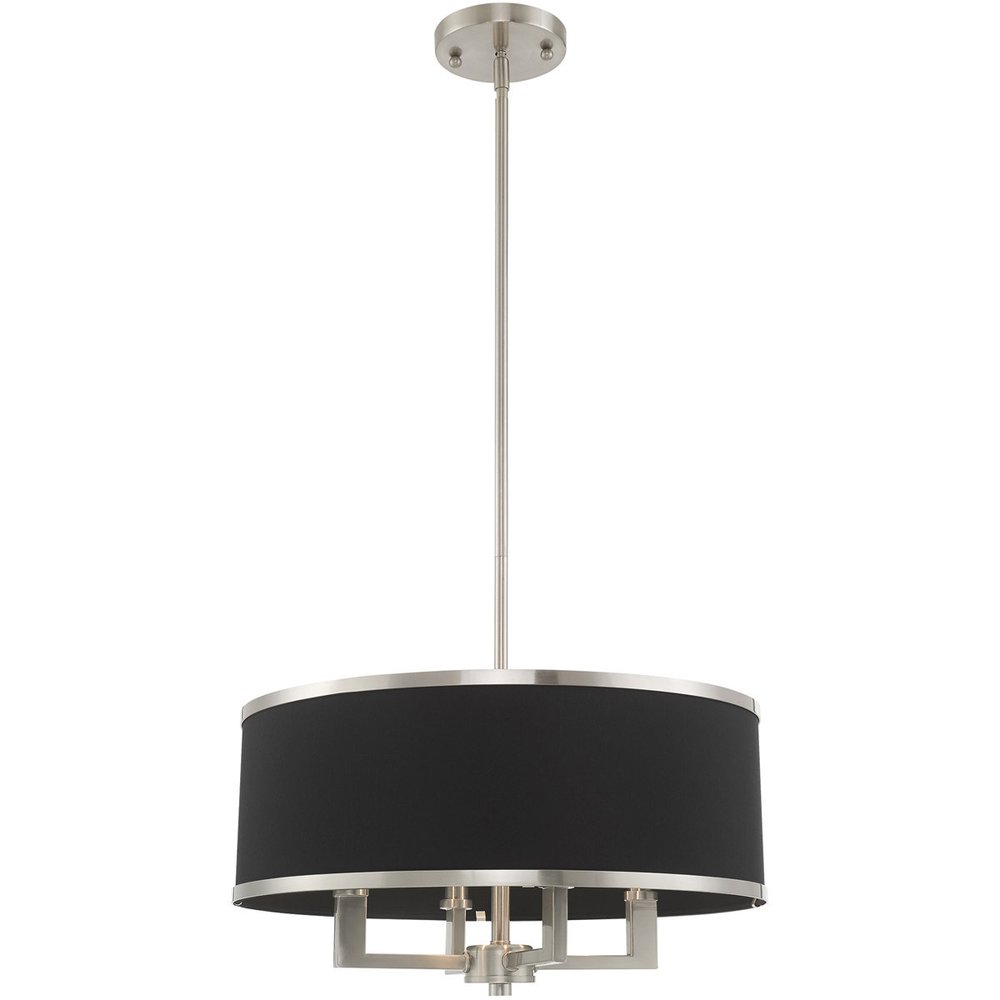 Four Light Dimmable Chandelier With Shades