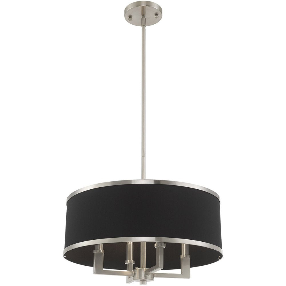 Four Light Dimmable Chandelier With Shades