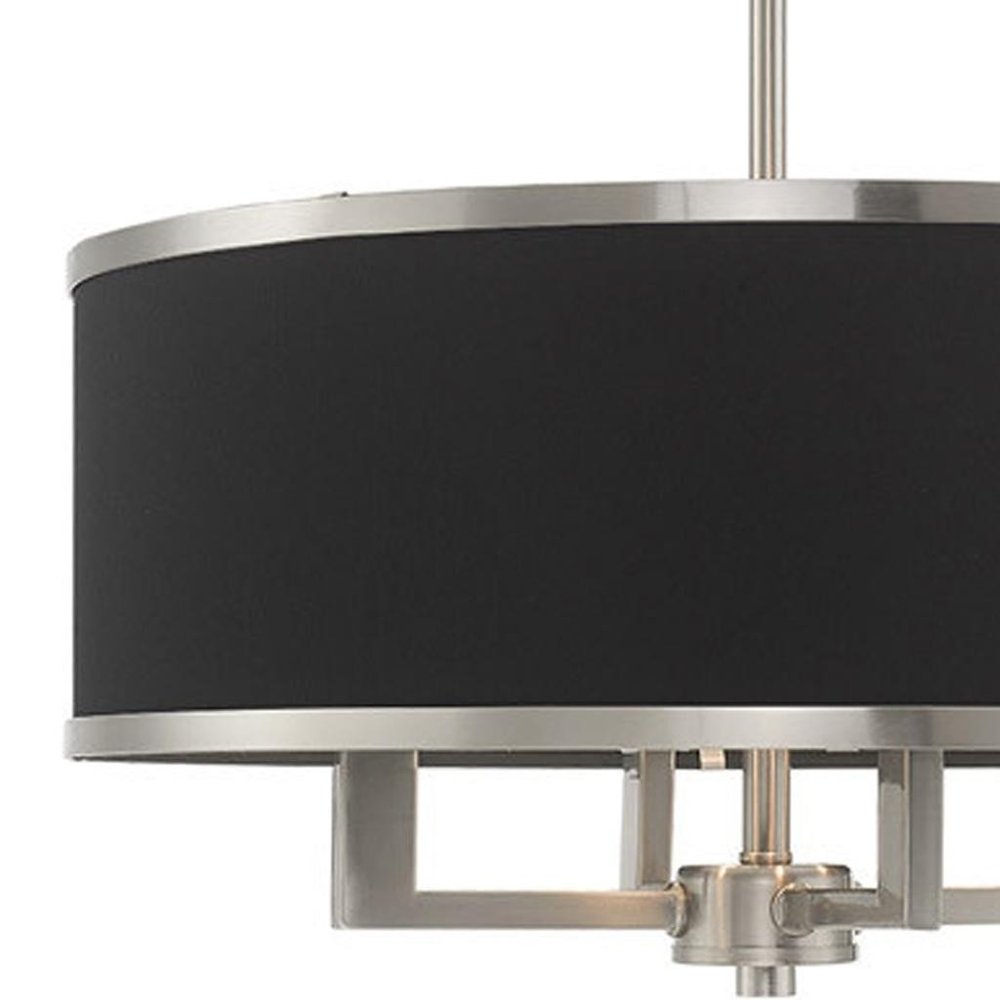 Four Light Dimmable Chandelier With Shades