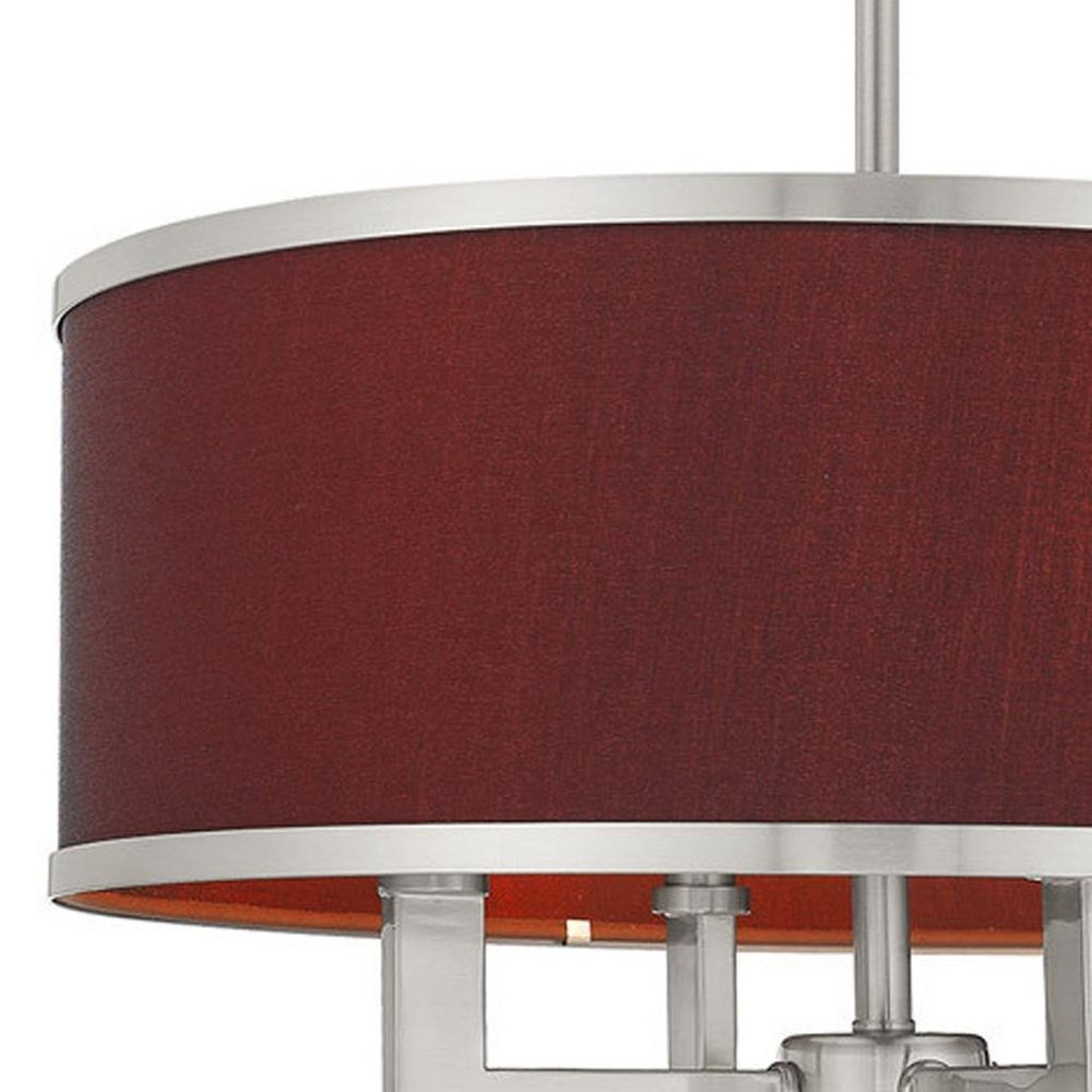 Four Light Dimmable Chandelier With Shades