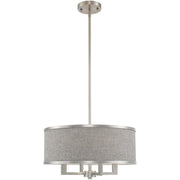 Four Light Dimmable Chandelier With Shades