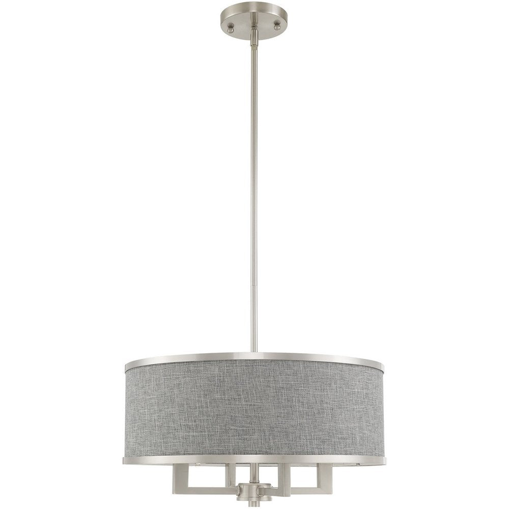 Four Light Dimmable Chandelier With Shades