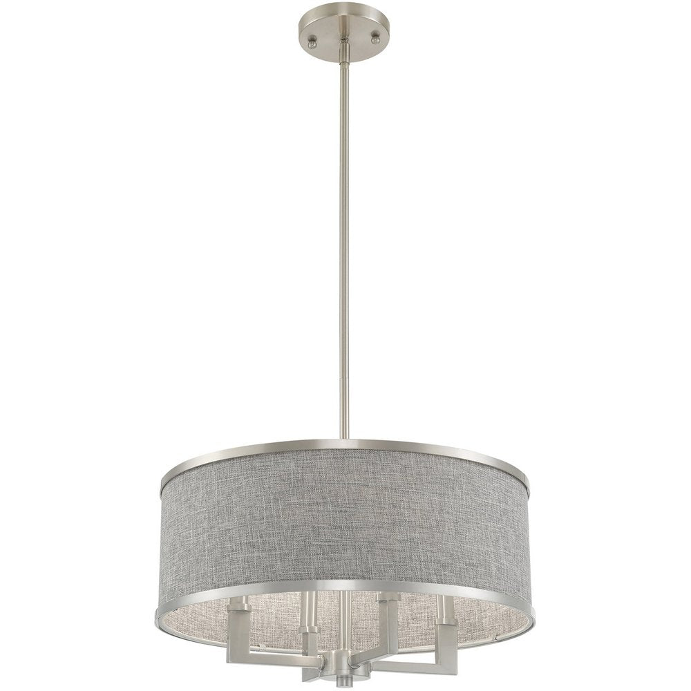 Four Light Dimmable Chandelier With Shades