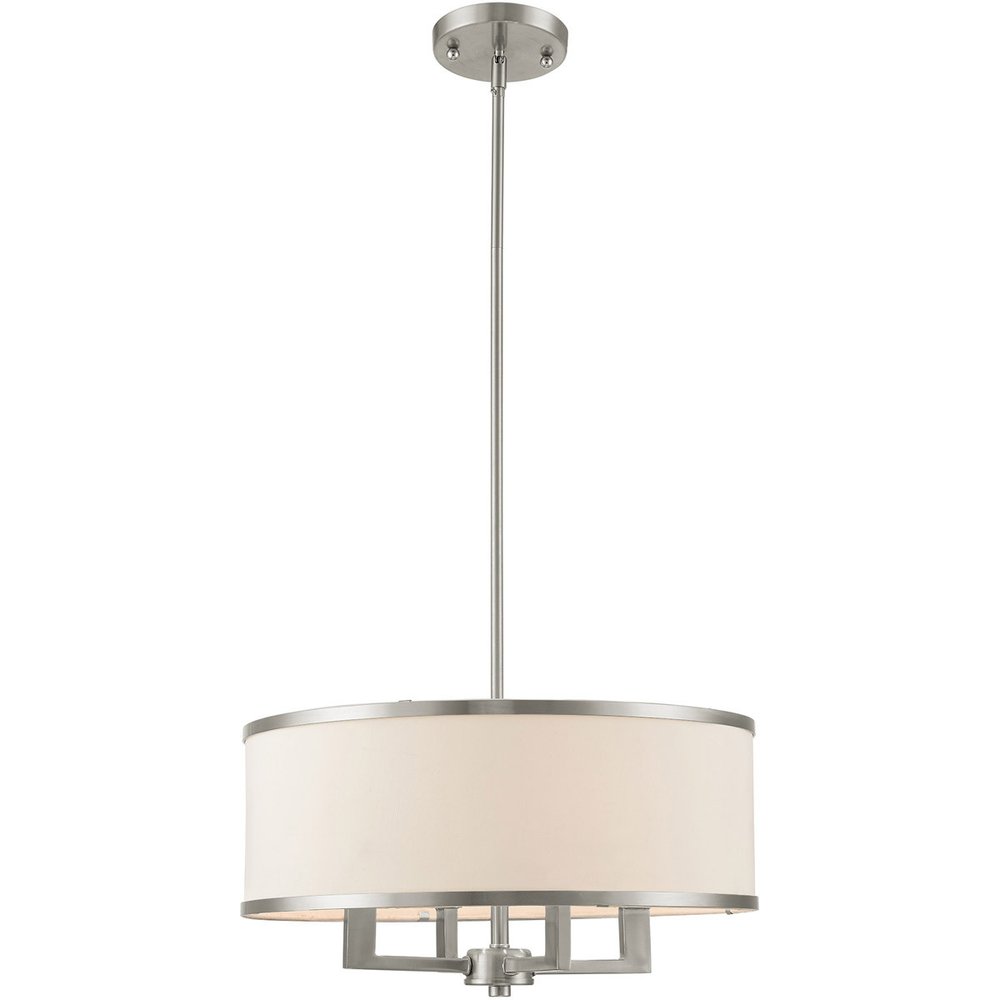 Four Light Dimmable Chandelier With Shades
