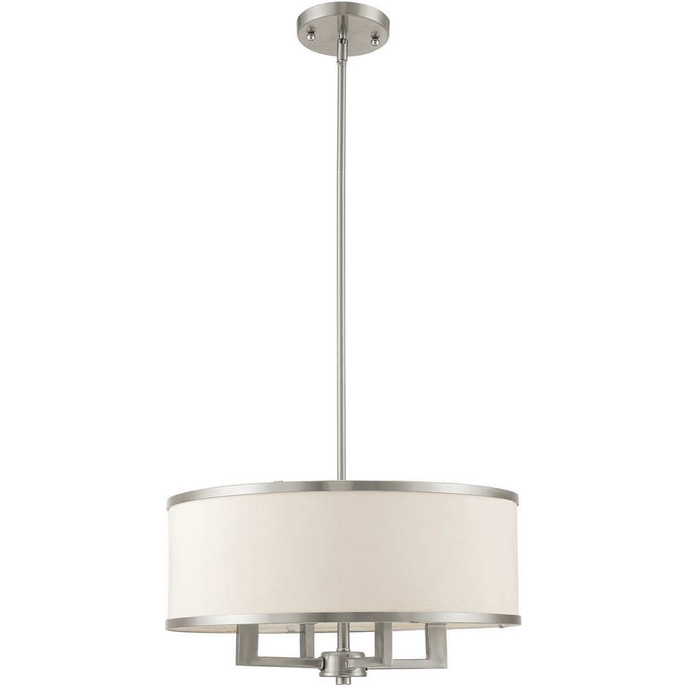 Four Light Dimmable Chandelier With Shades