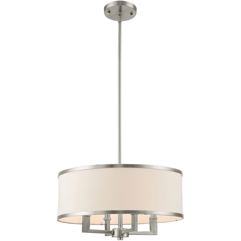 Four Light Dimmable Chandelier With Shades