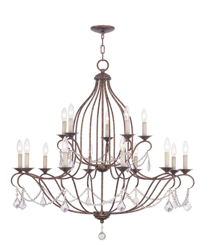 Multi Light Dimmable Chandelier With Shades