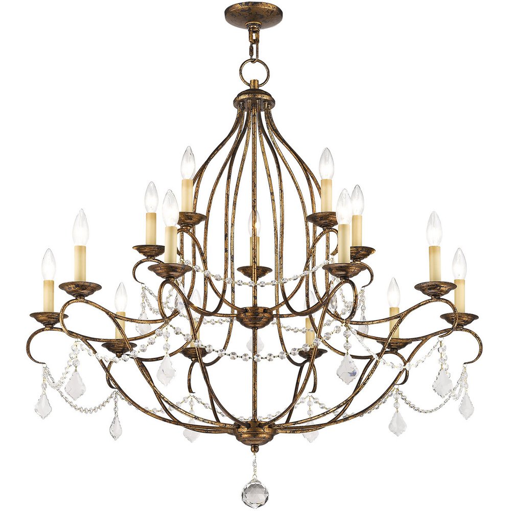 Multi Light Dimmable Chandelier With Shades