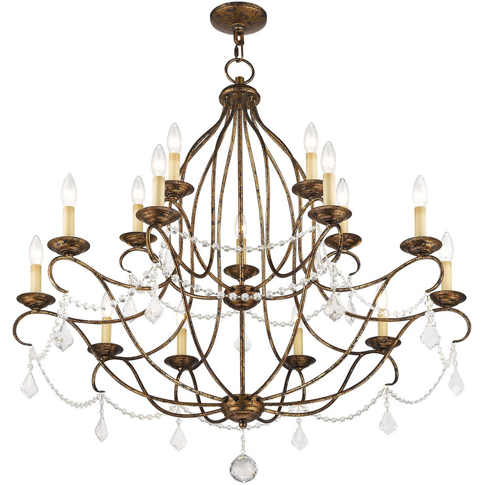 Multi Light Dimmable Chandelier With Shades