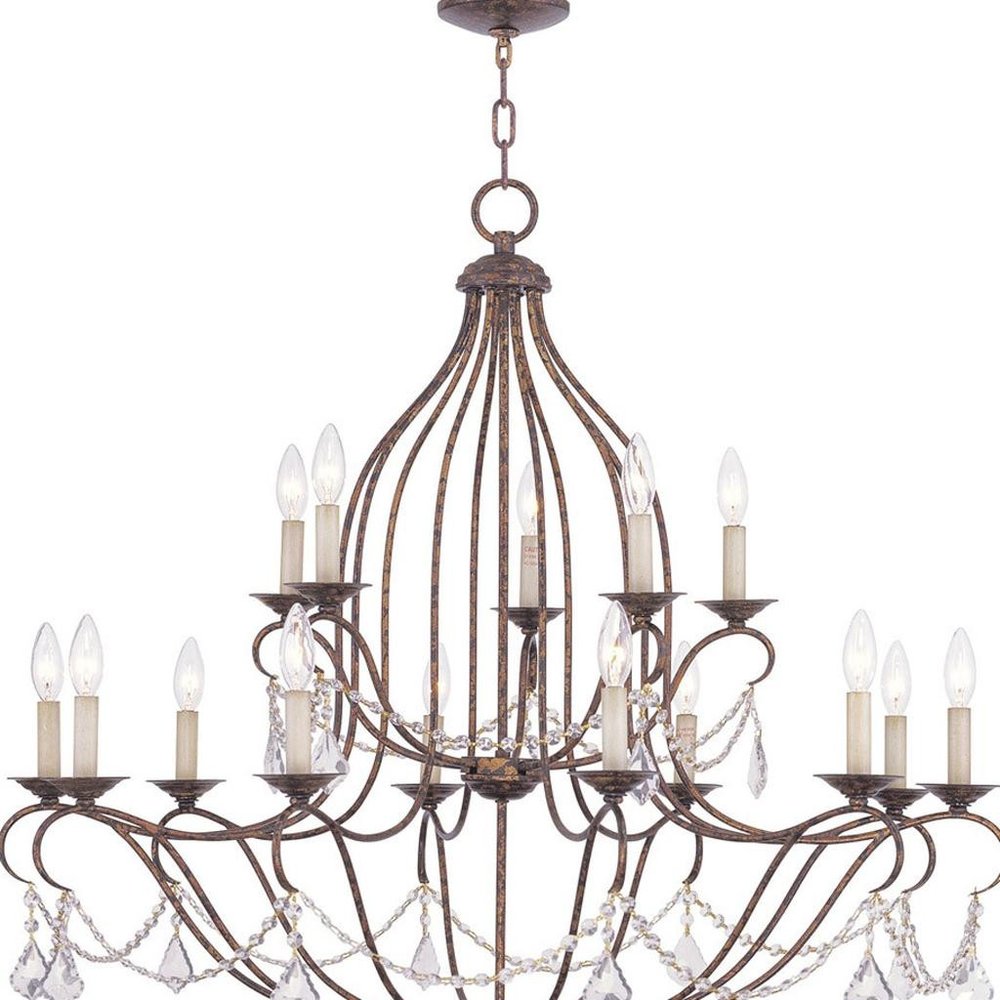 Multi Light Dimmable Chandelier With Shades