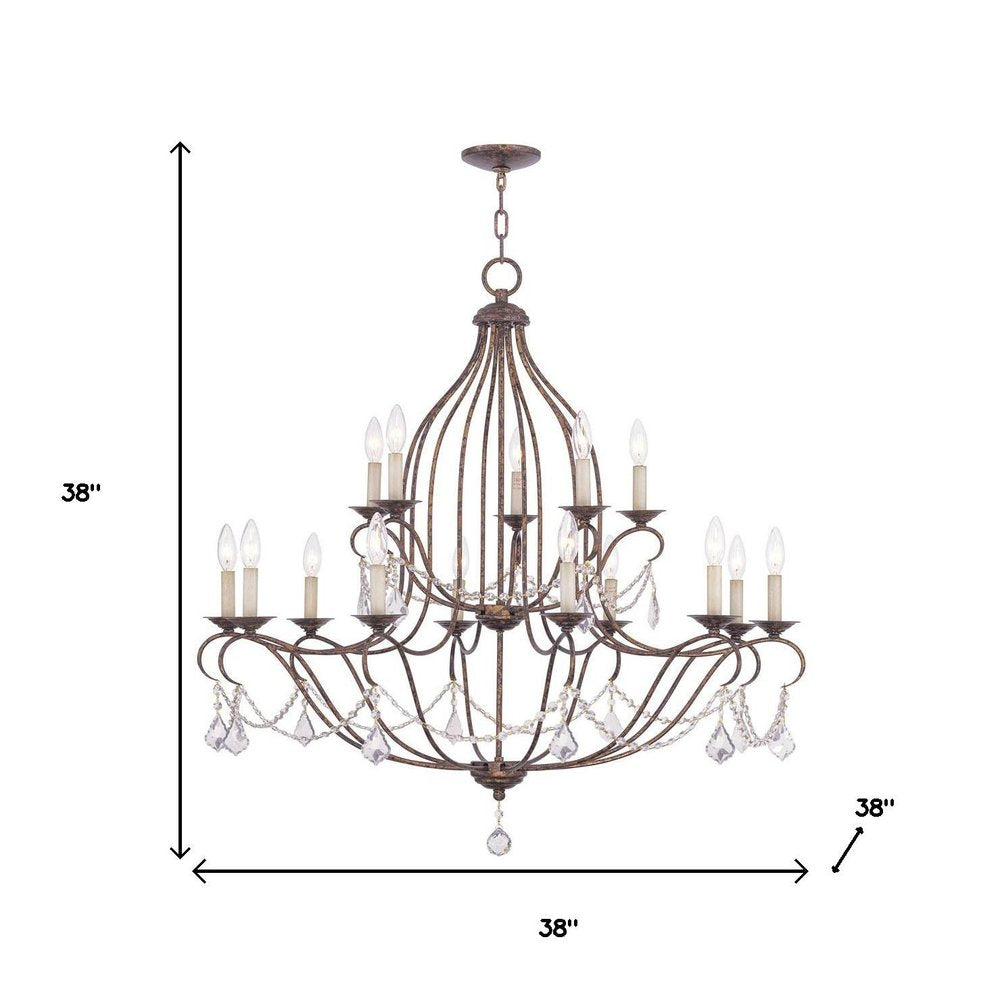 Multi Light Dimmable Chandelier With Shades