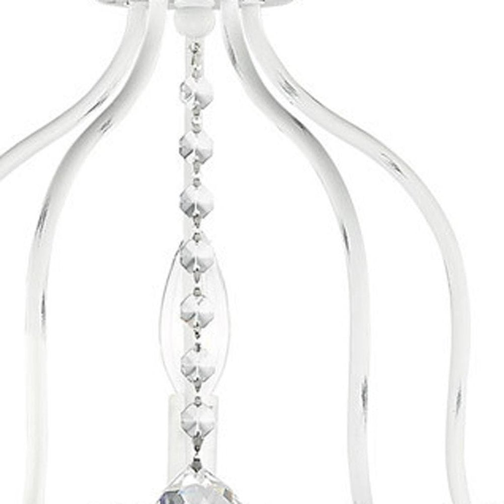 Five Light Dimmable Chandelier With Shades