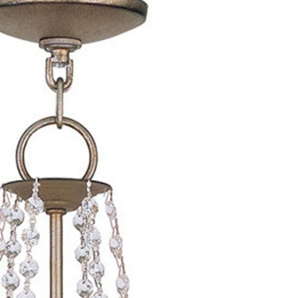 Silver Nine Light Metal Dimmable Chandelier With Shades