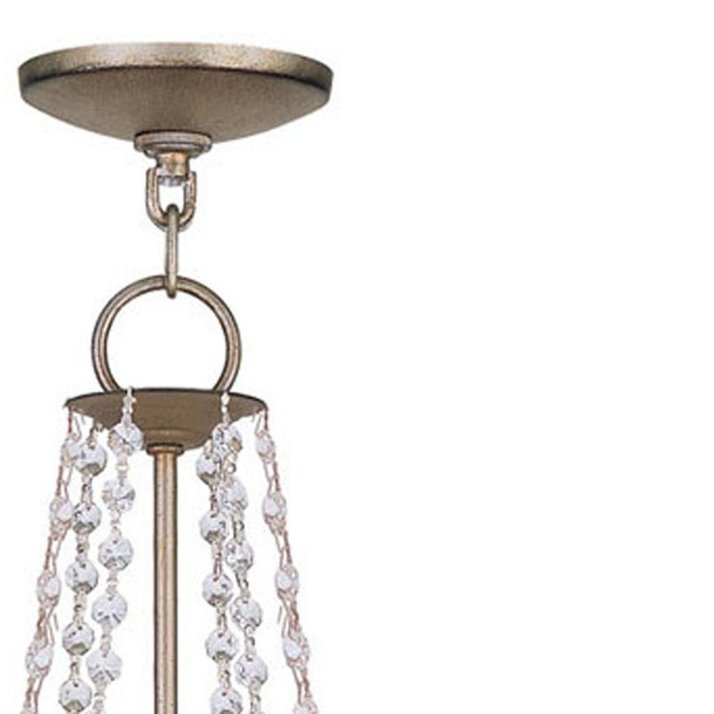 Nine Light Dimmable Chandelier With Shades