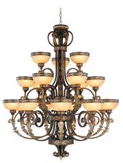 Multi Light Dimmable Chandelier With Shades