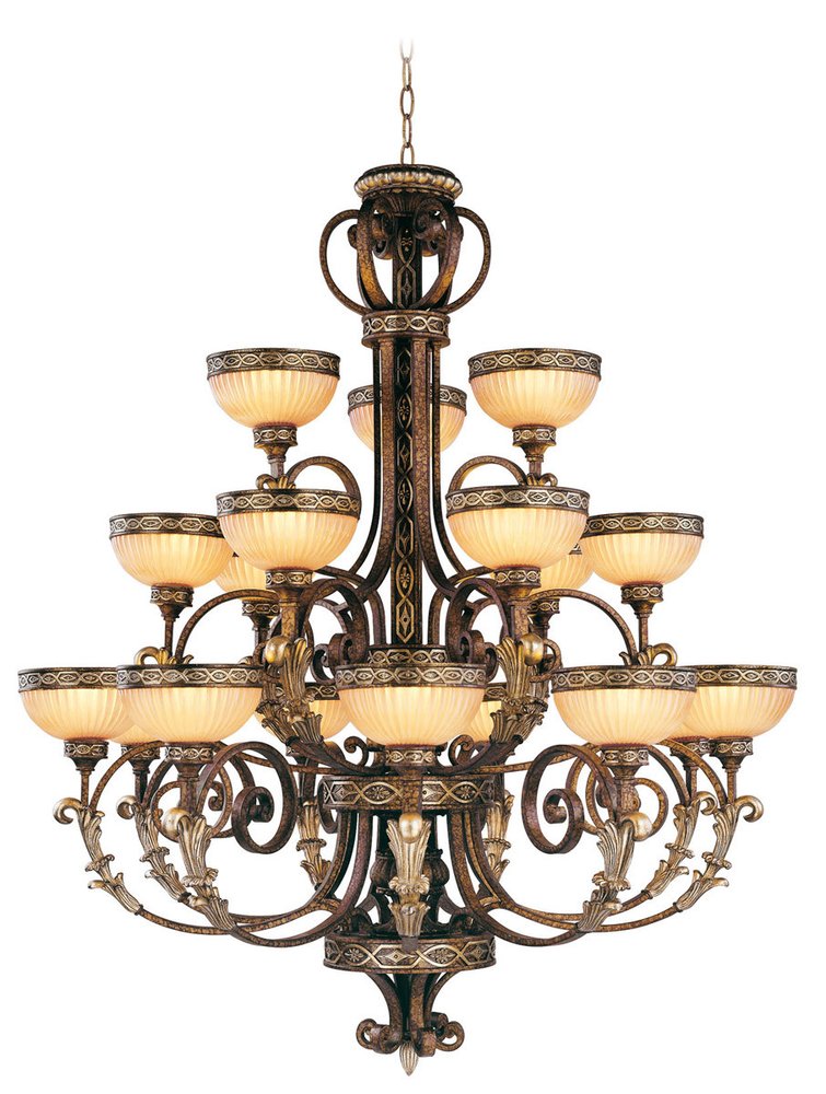 Multi Light Dimmable Chandelier With Shades