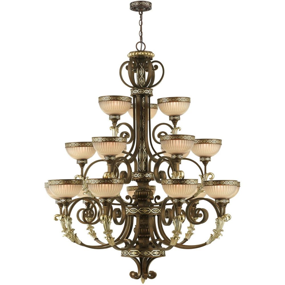 Multi Light Dimmable Chandelier With Shades