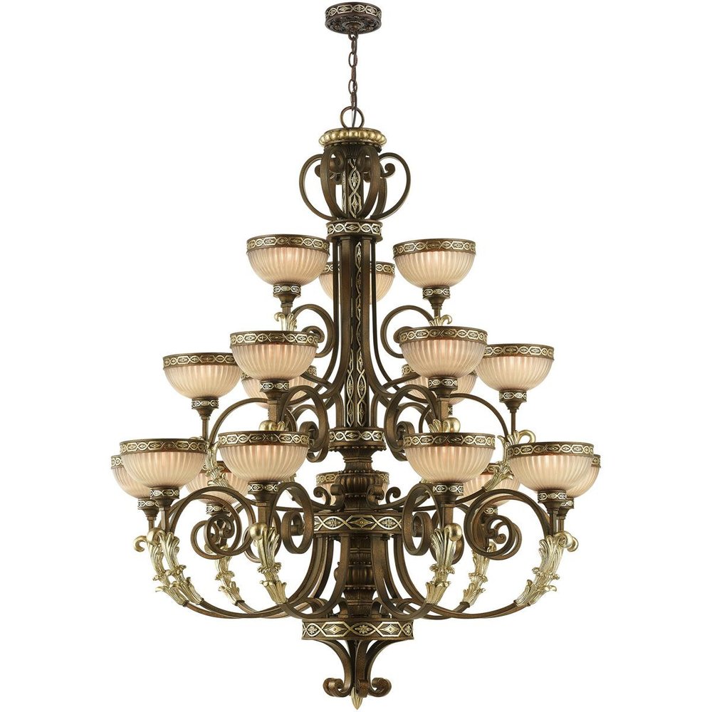 Multi Light Dimmable Chandelier With Shades