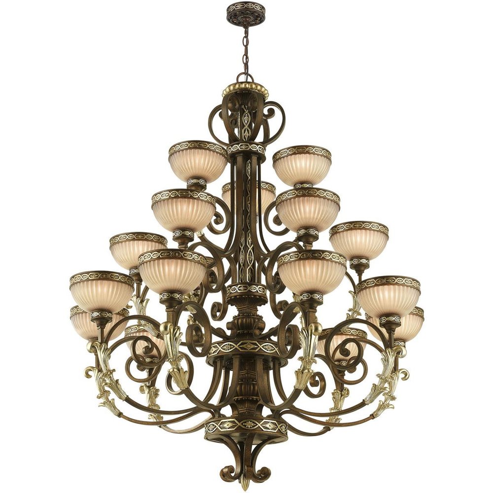 Multi Light Dimmable Chandelier With Shades
