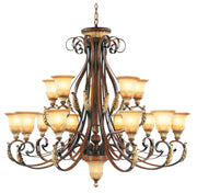 Multi Light Dimmable Chandelier With Shades