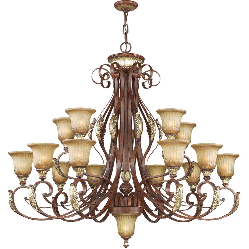 Multi Light Dimmable Chandelier With Shades
