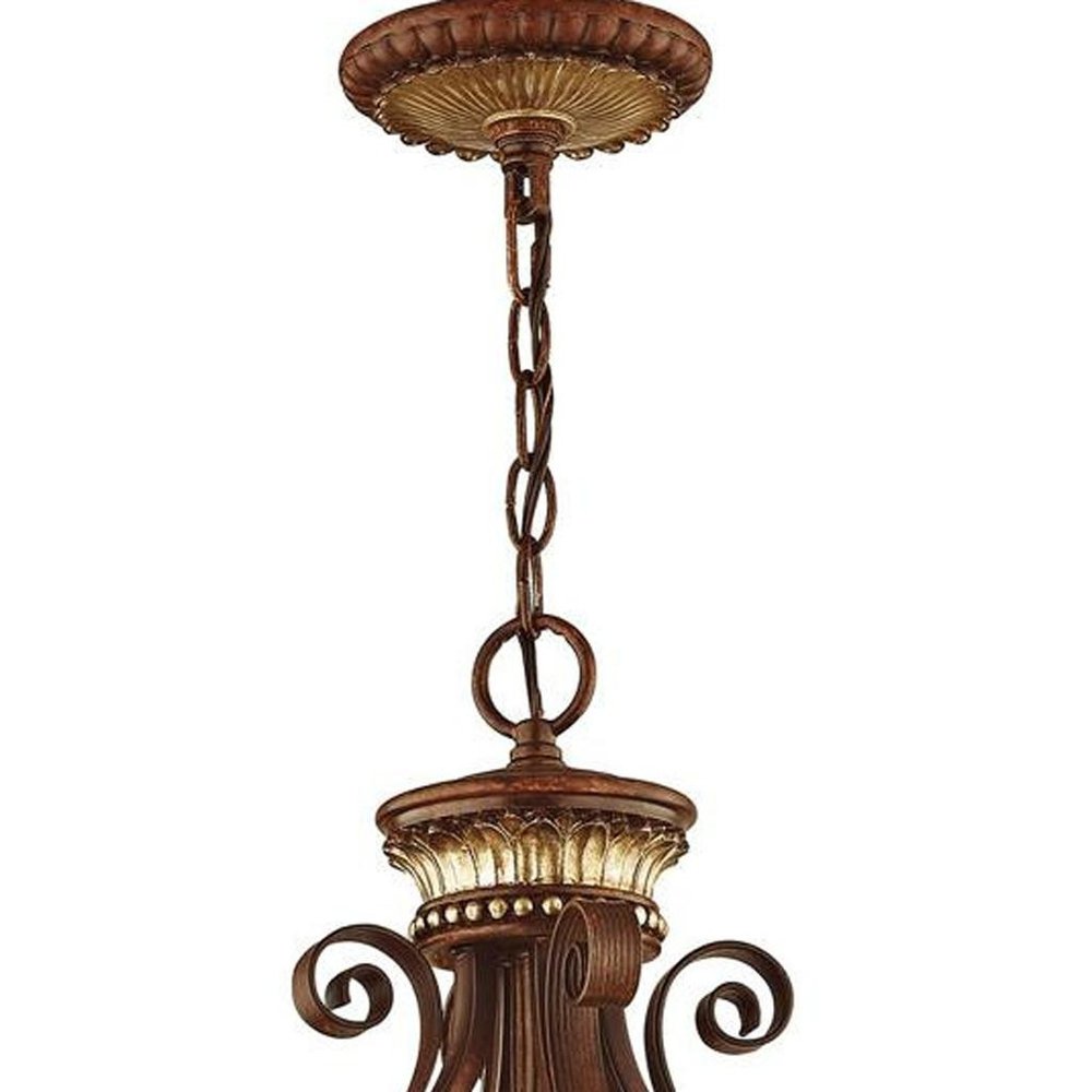 Four Light Dimmable Chandelier With Shades