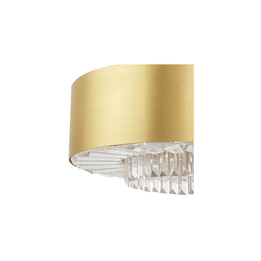 Six Light Dimmable Chandelier With Shades