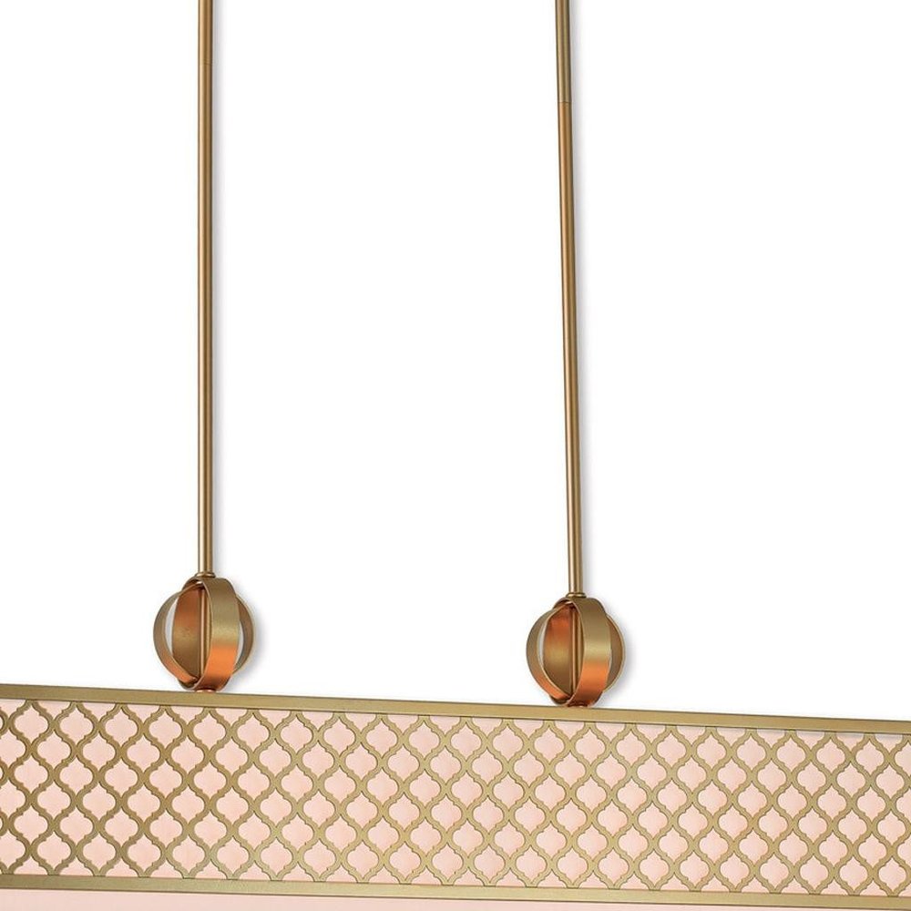 Nine Light Dimmable Chandelier With Shades
