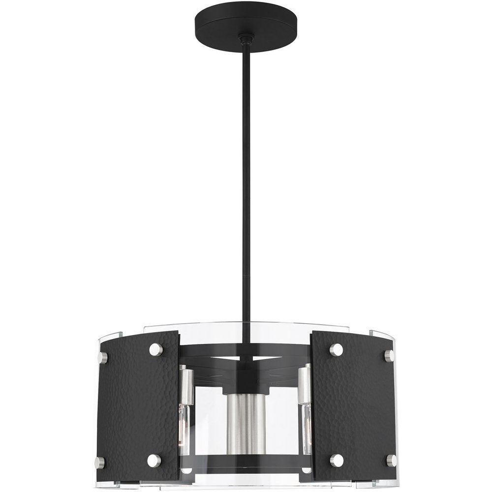 Seven Light Dimmable Chandelier With Shades