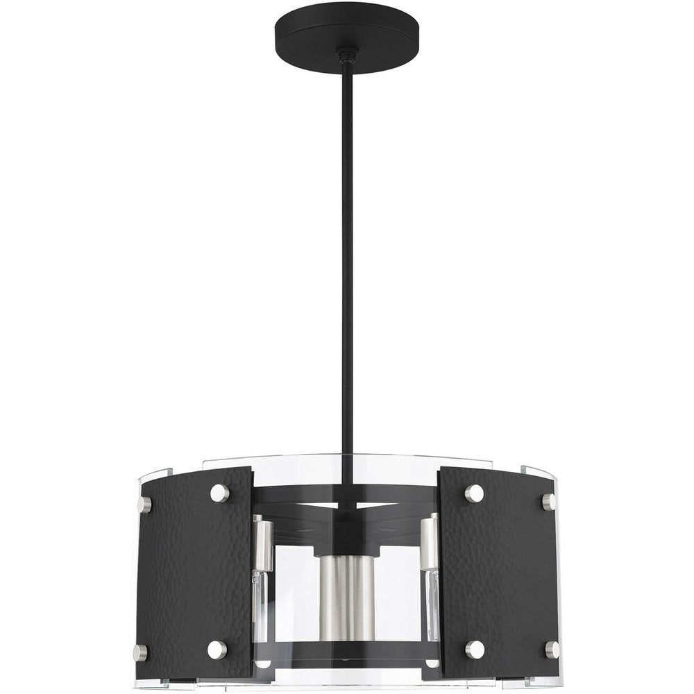 Seven Light Dimmable Chandelier With Shades