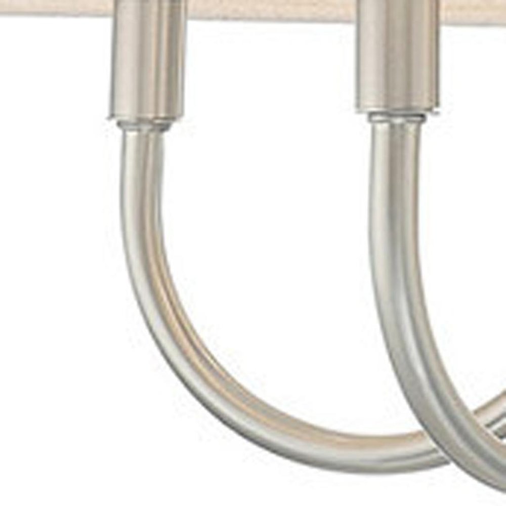Six Light Dimmable Chandelier With Shades