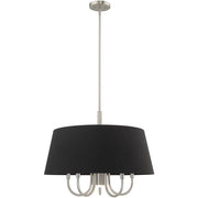Six Light Dimmable Chandelier With Shades