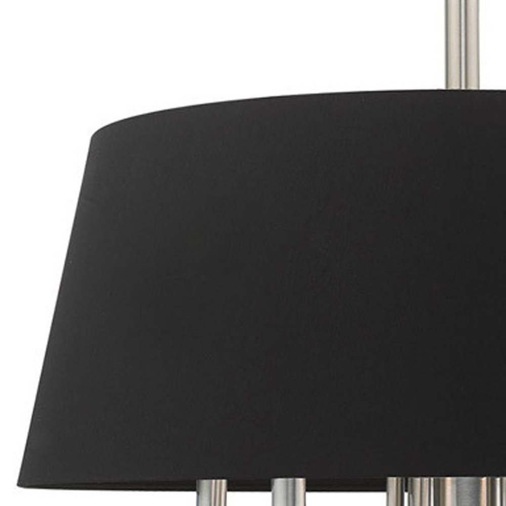 Six Light Dimmable Chandelier With Shades