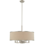 Seven Light Dimmable Chandelier With Shades