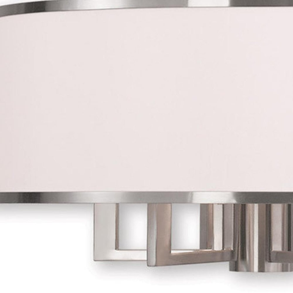 Six Light Dimmable Chandelier With Shades